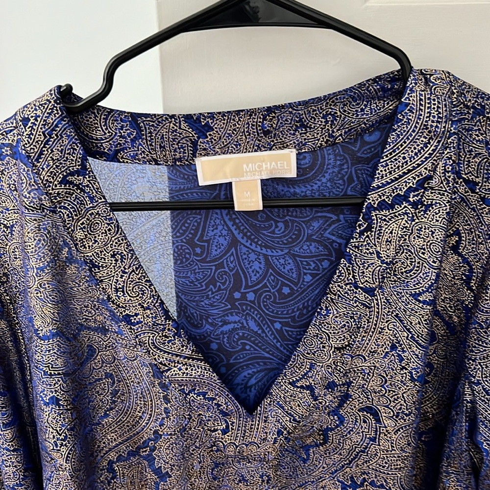 Metallic Michael Kors blouse